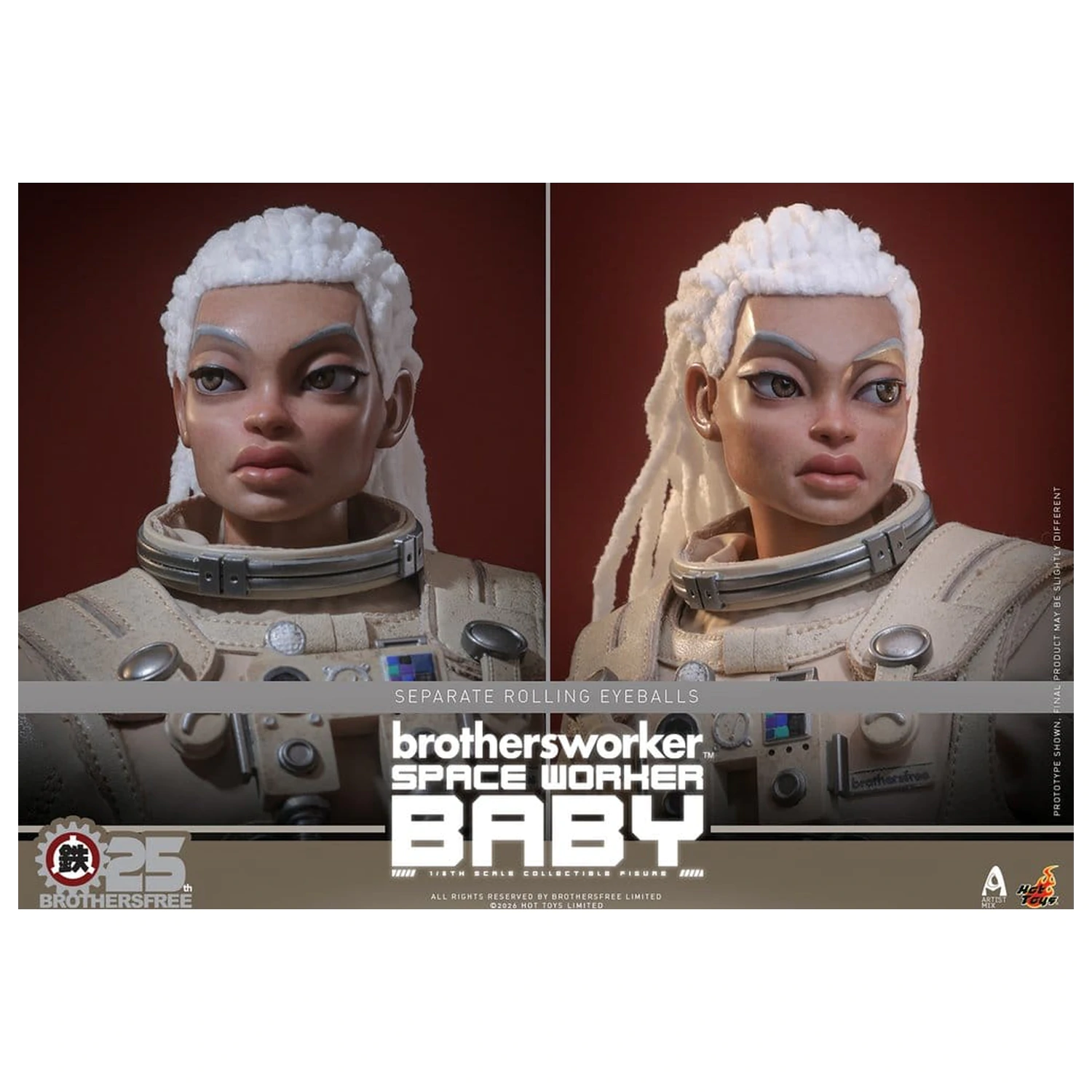 Brothersfree 1/6 akčná figúrka Space Worker Baby (Brothersfree 25th Version) 28 cm produktová fotografia