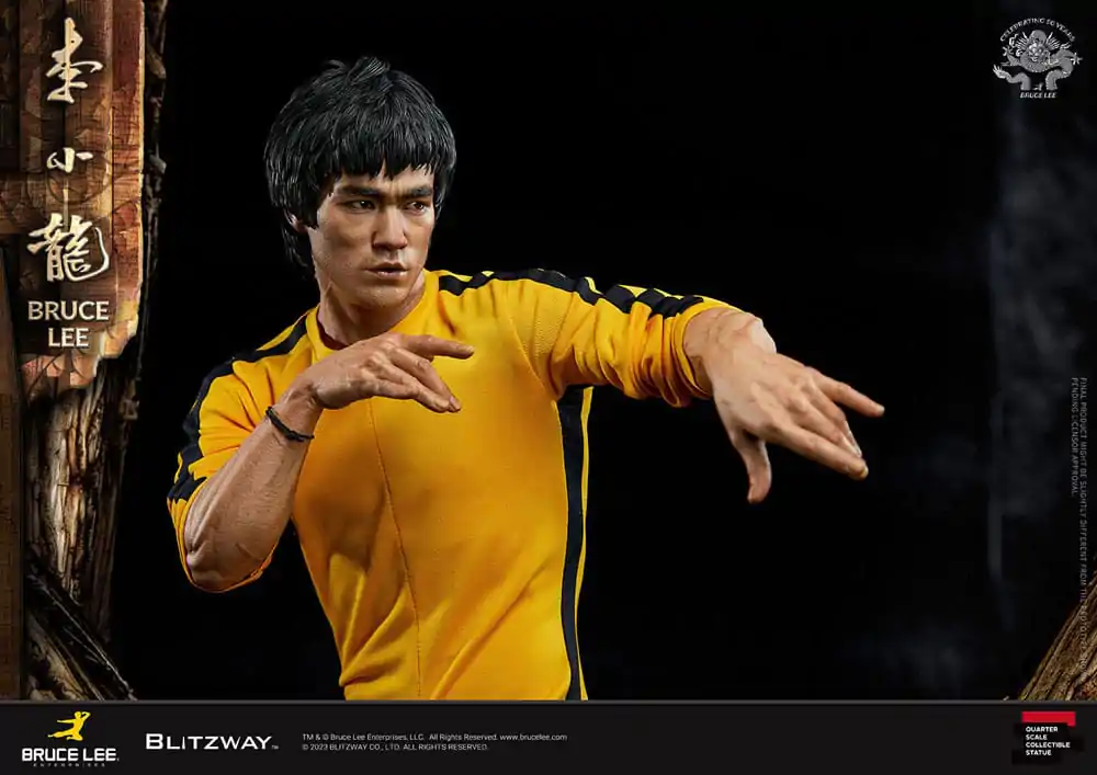 Socha Bruce Lee 1/4 50th Anniversary Tribute 55 cm produktová fotografia