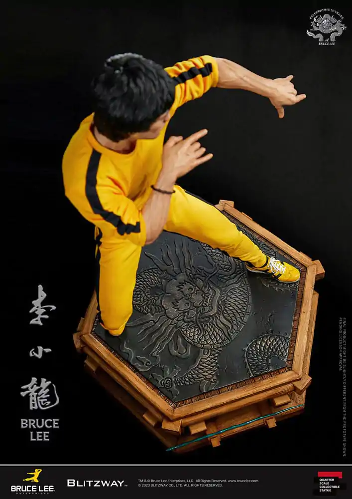 Socha Bruce Lee 1/4 50th Anniversary Tribute 55 cm produktová fotografia