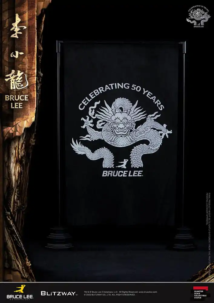 Socha Bruce Lee 1/4 50th Anniversary Tribute 55 cm produktová fotografia