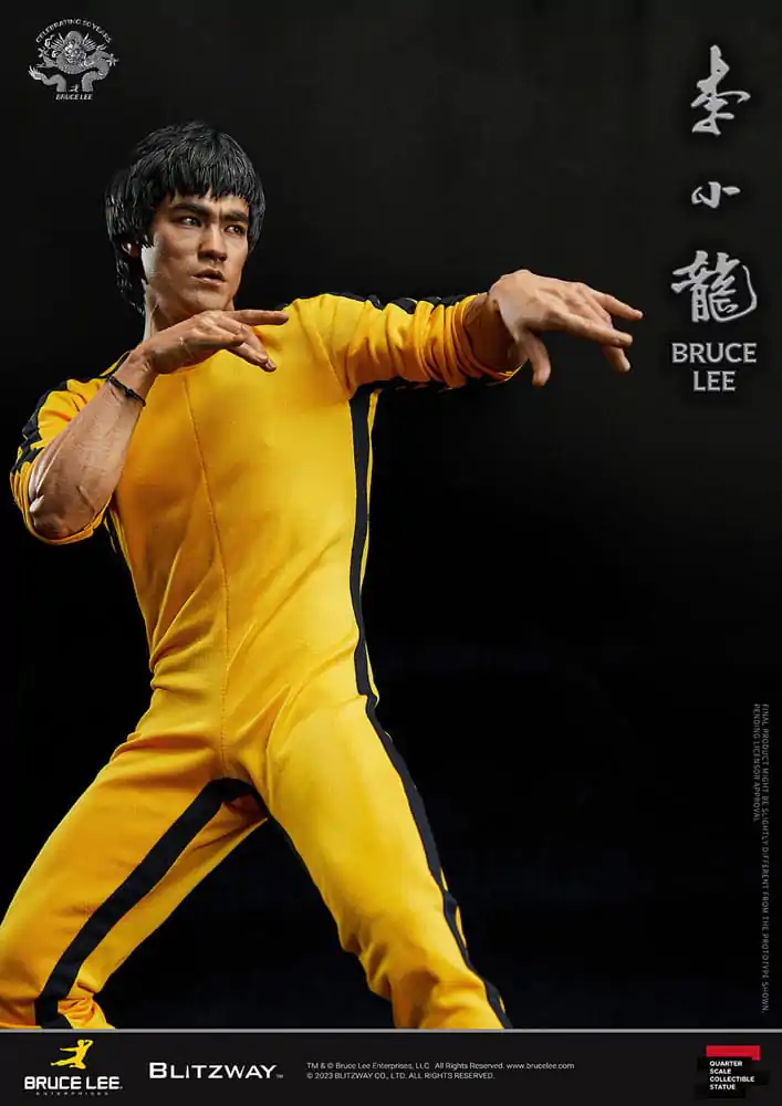Socha Bruce Lee 1/4 50th Anniversary Tribute 55 cm produktová fotografia