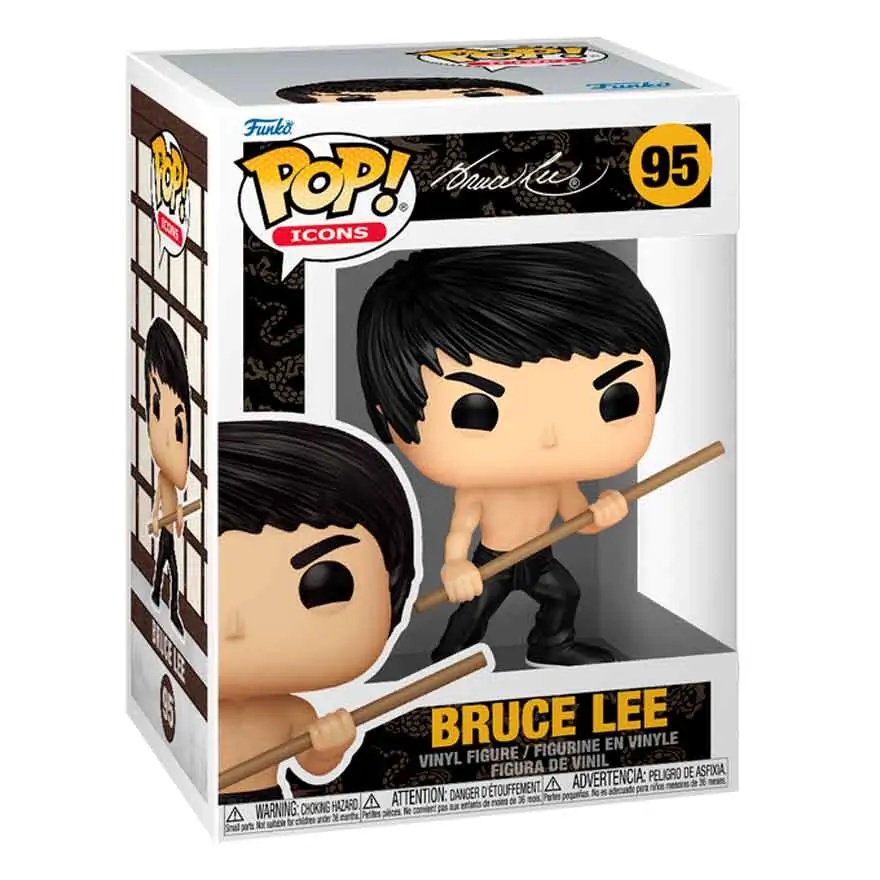 Bruce Lee Funko POP! Icons vinylová figúrka Bruce Lee(dynamic) 9 cm produktová fotografia