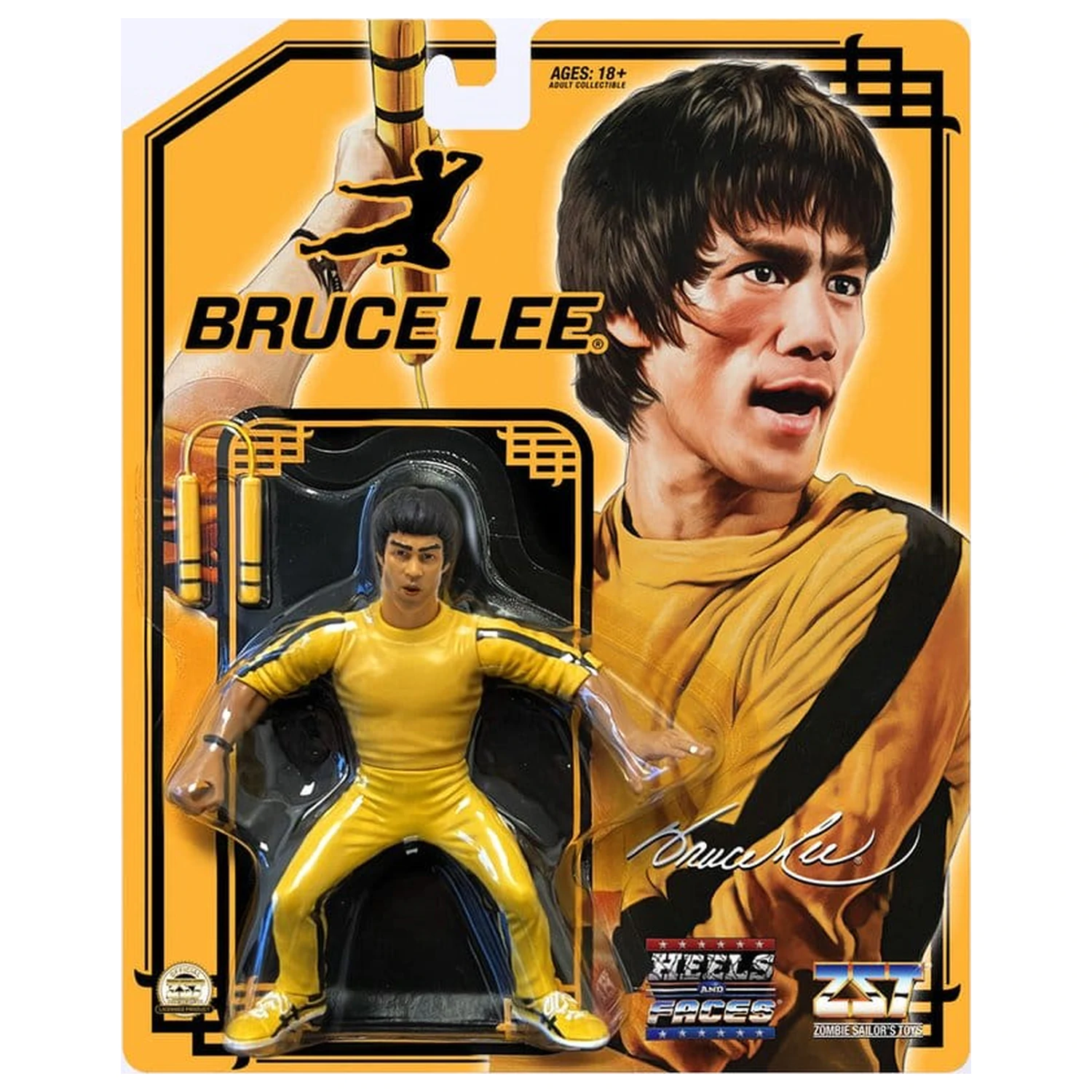 Bruce Lee Zombie Sailor's Toys akčná figúrka Yellow Tracksuit 11 cm produktová fotografia