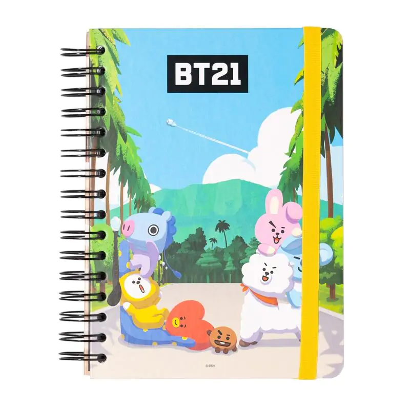 BT21 A5 zošit termékfotó