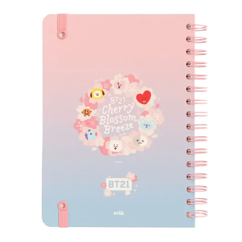 BT21 Sakura A5 zošit termékfotó