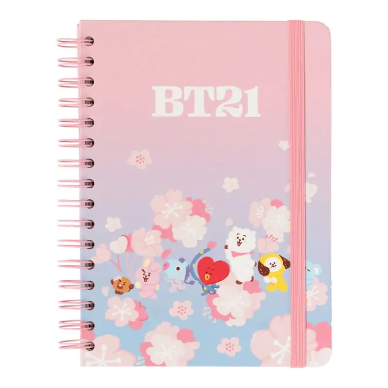 BT21 Sakura A5 zošit termékfotó