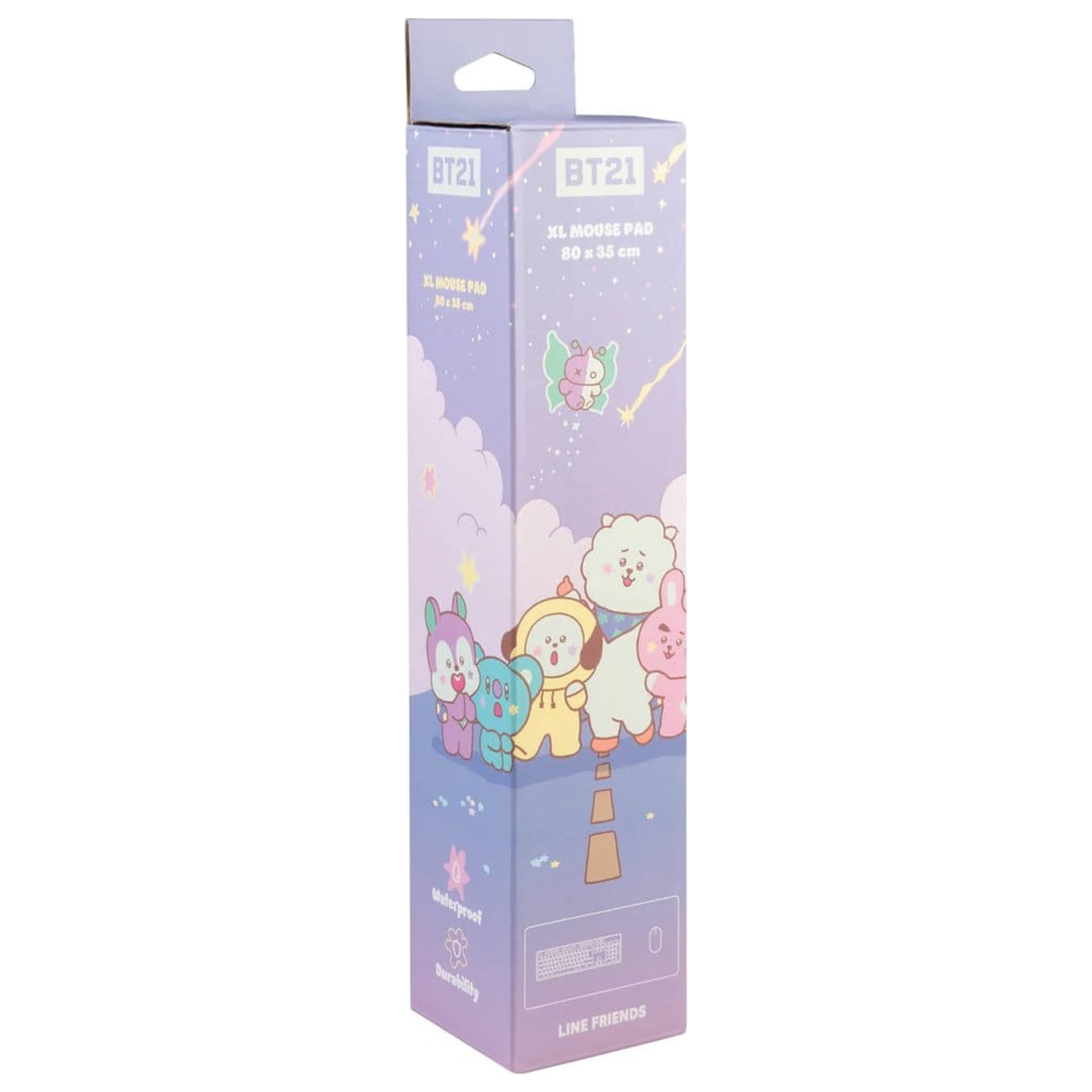 BT21 XL podložka pod myš The Journey 80 x 35 cm produktová fotografia