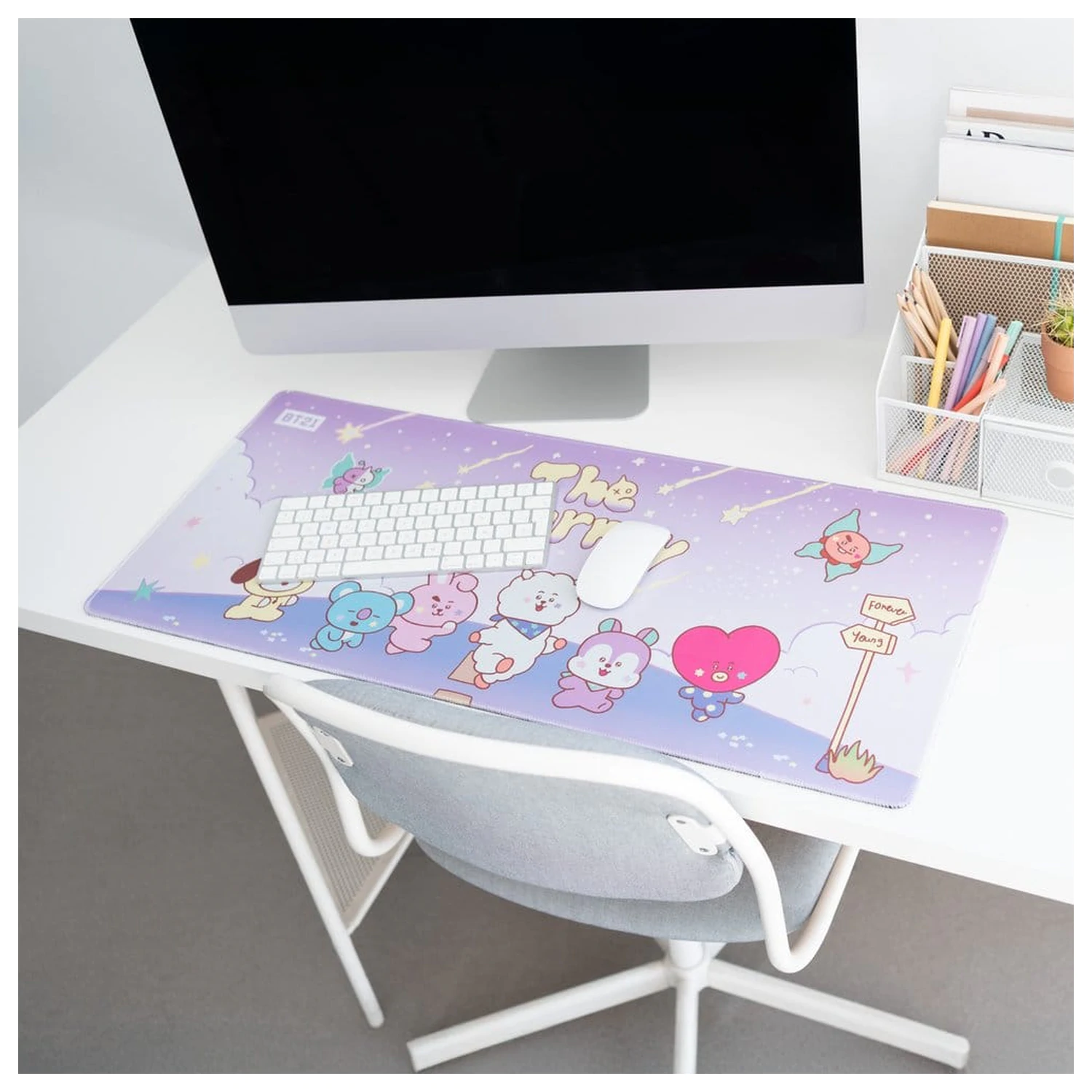 BT21 XL podložka pod myš The Journey 80 x 35 cm produktová fotografia