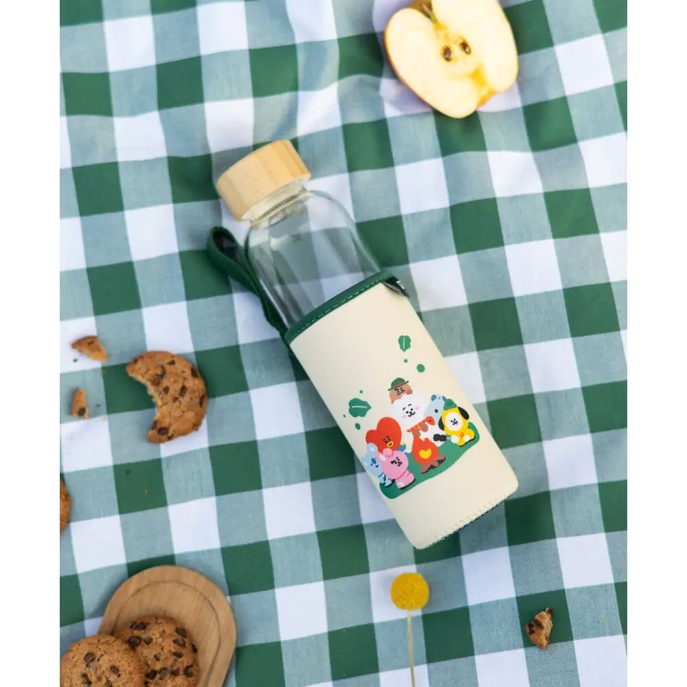 BT21 sklenená fľaša 500ml produktová fotografia