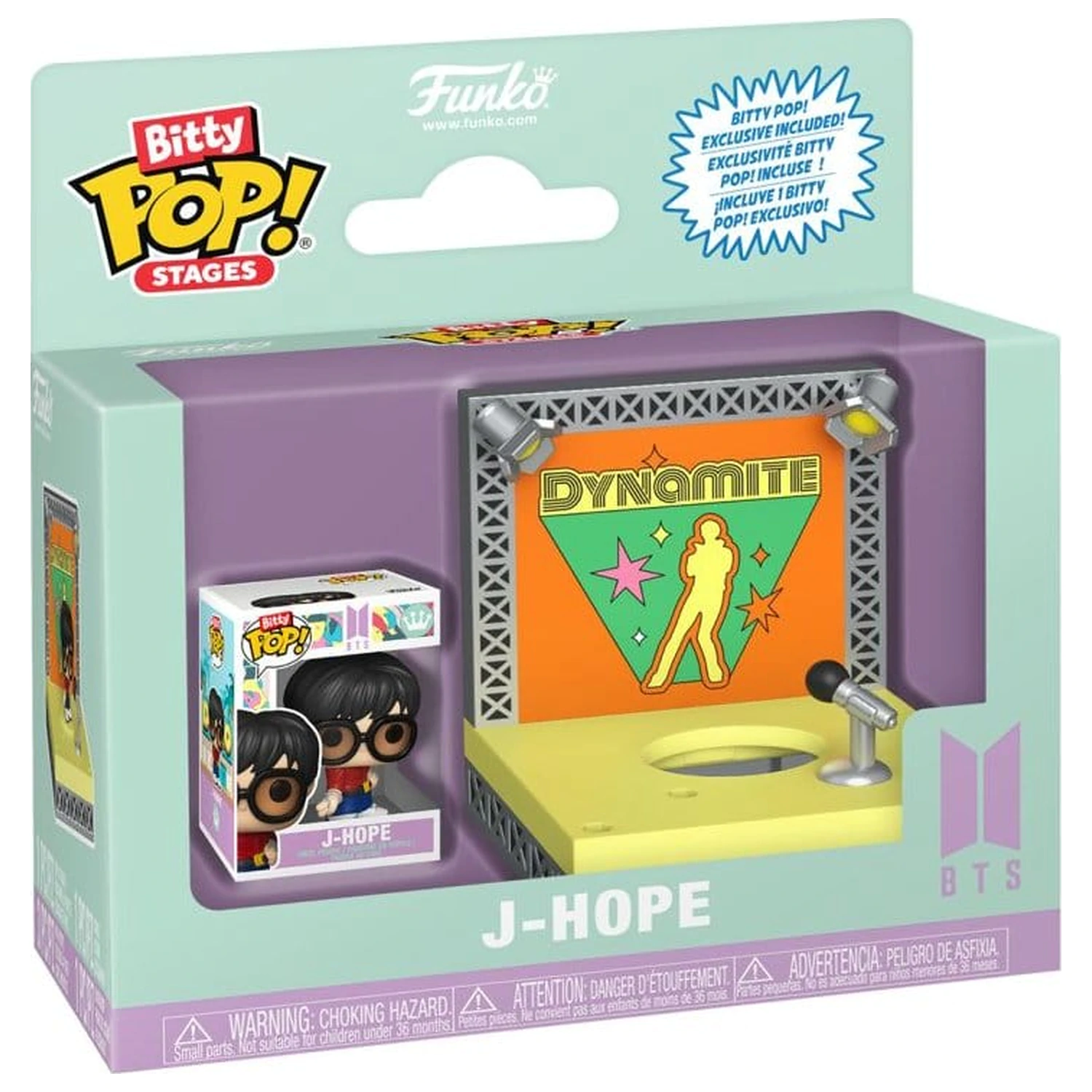 BTS Bitty Funko POP! Stages Vinylová figúrka J-Hope (Dynamite) 2,5 cm produktová fotografia