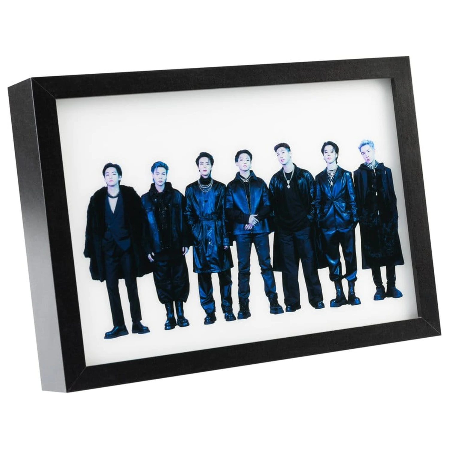 BTS Rámovaná LED tlač produktová fotografia