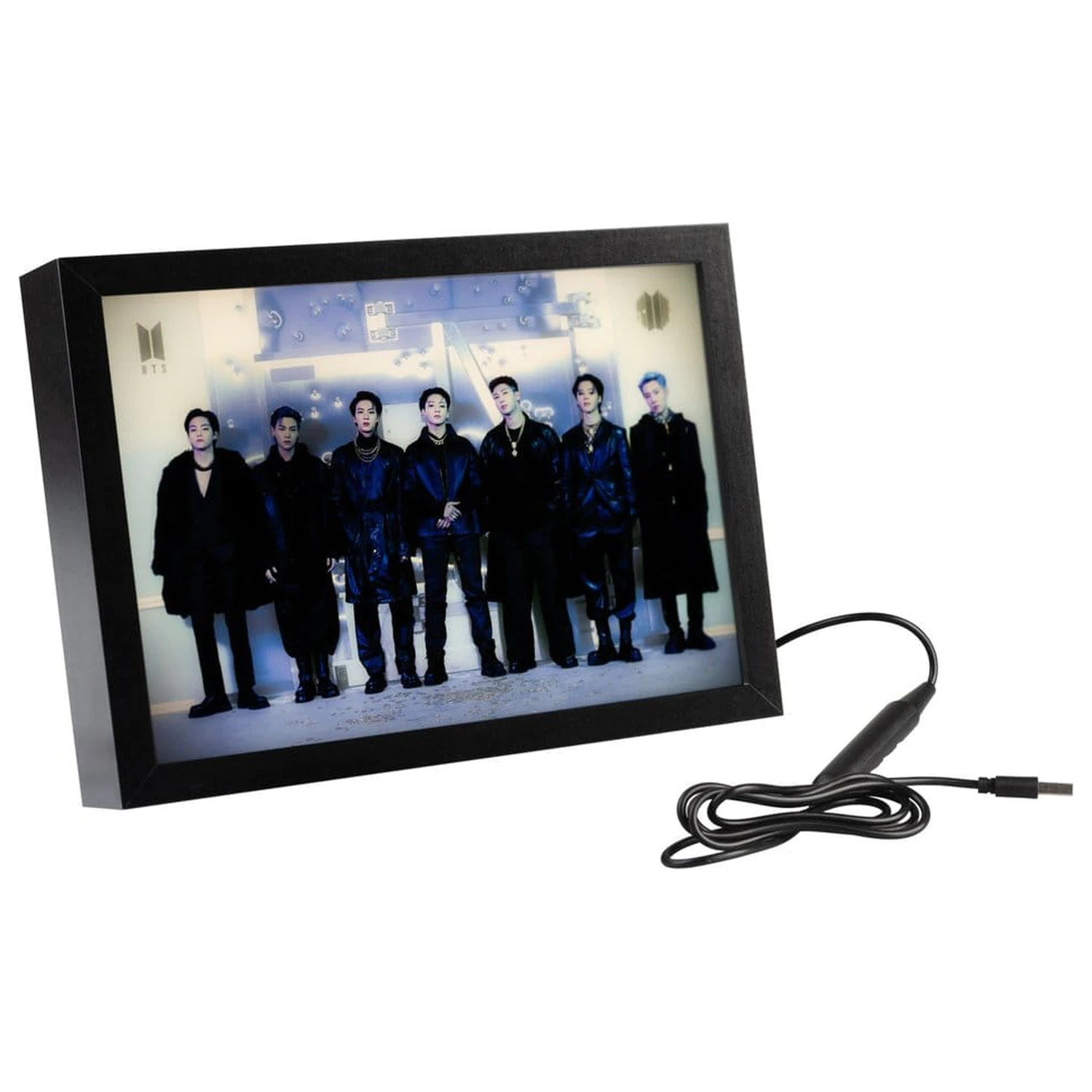 BTS Rámovaná LED tlač produktová fotografia