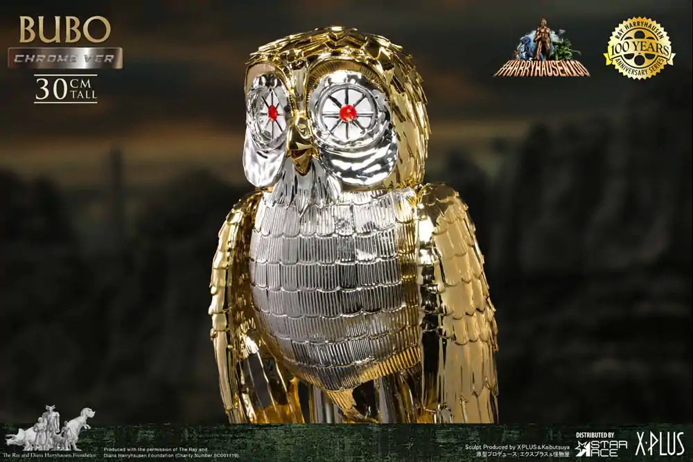 Bubo the Mechanical Owl Soft Vinyl Socha Ray Harryhausen's Bubo Chrome Ver. 30 cm termékfotó