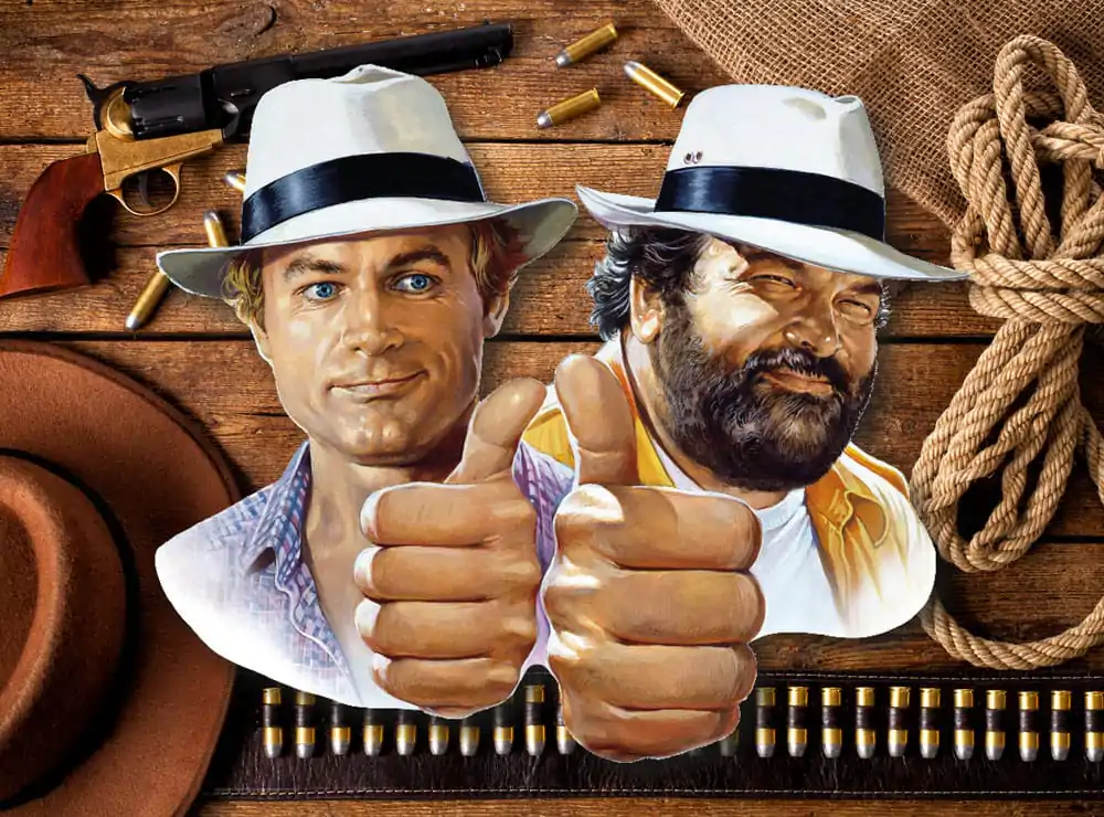 Bud Spencer & Terence Hill plechová 3D tabuľka Hill + Spencer 45 x 45 cm termékfotó