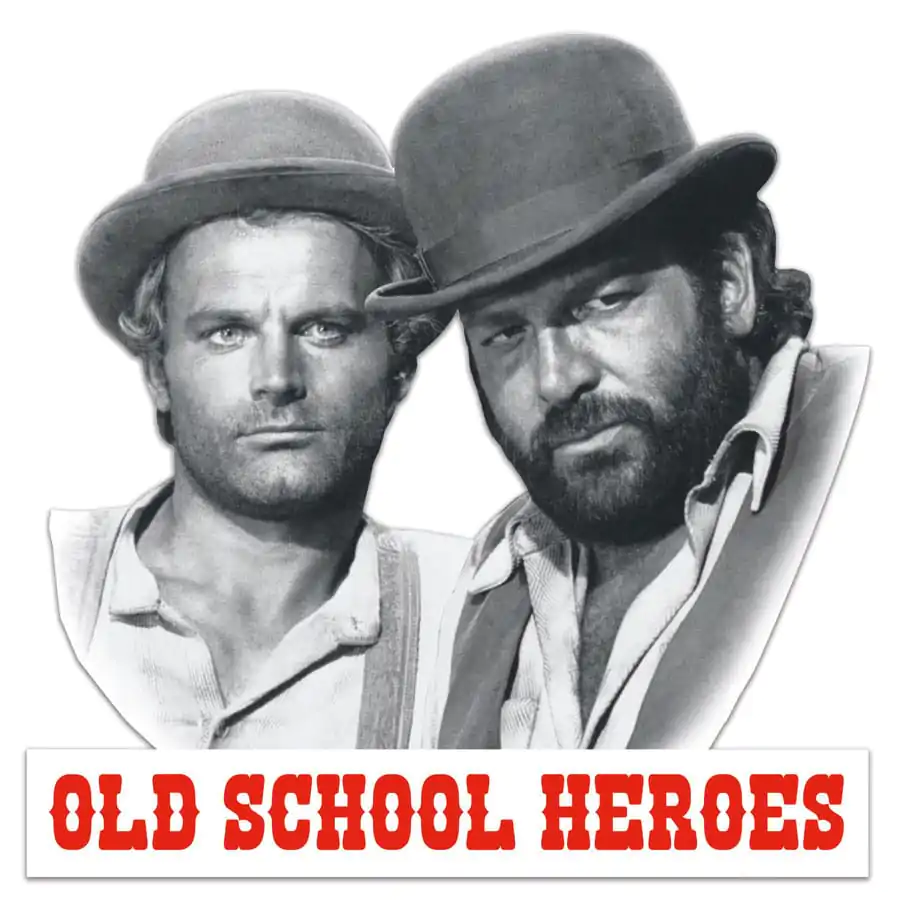 Bud Spencer & Terence Hill 3D Smiešna tabuľa Old School Heroes 45 x 45 cm termékfotó