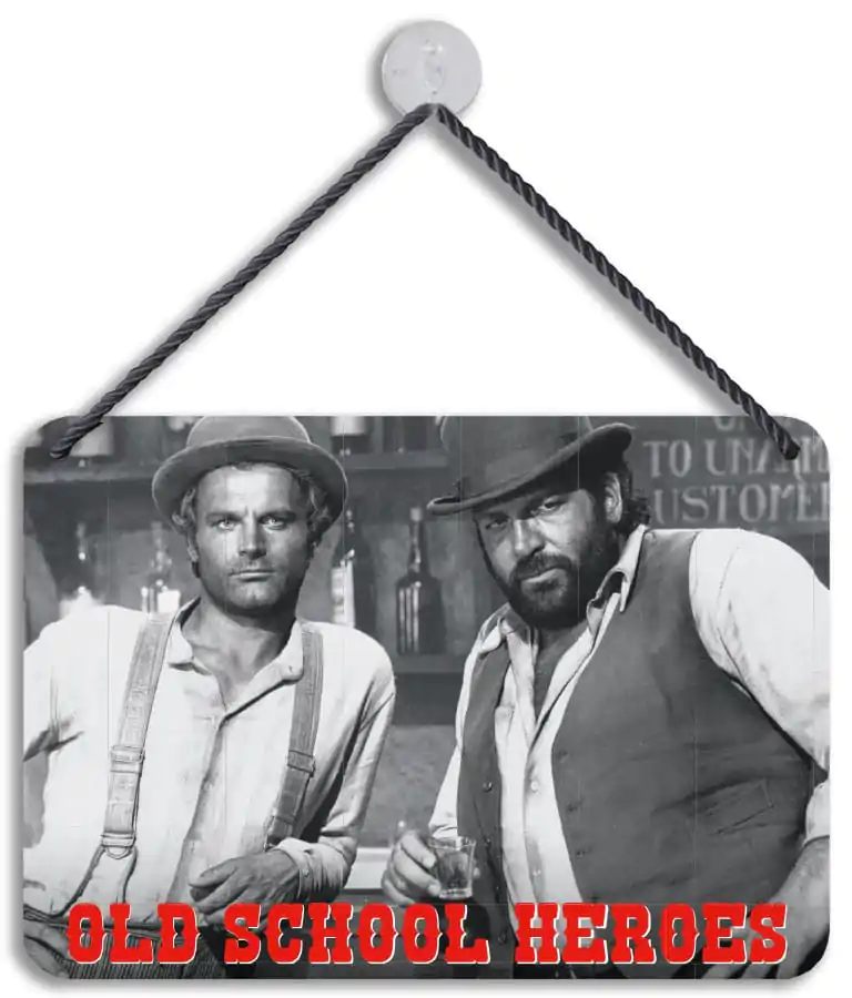 Bud Spencer & Terence Hill Tin Sign Old School Hrdinovia 16,5 x 11,5 cm termékfotó