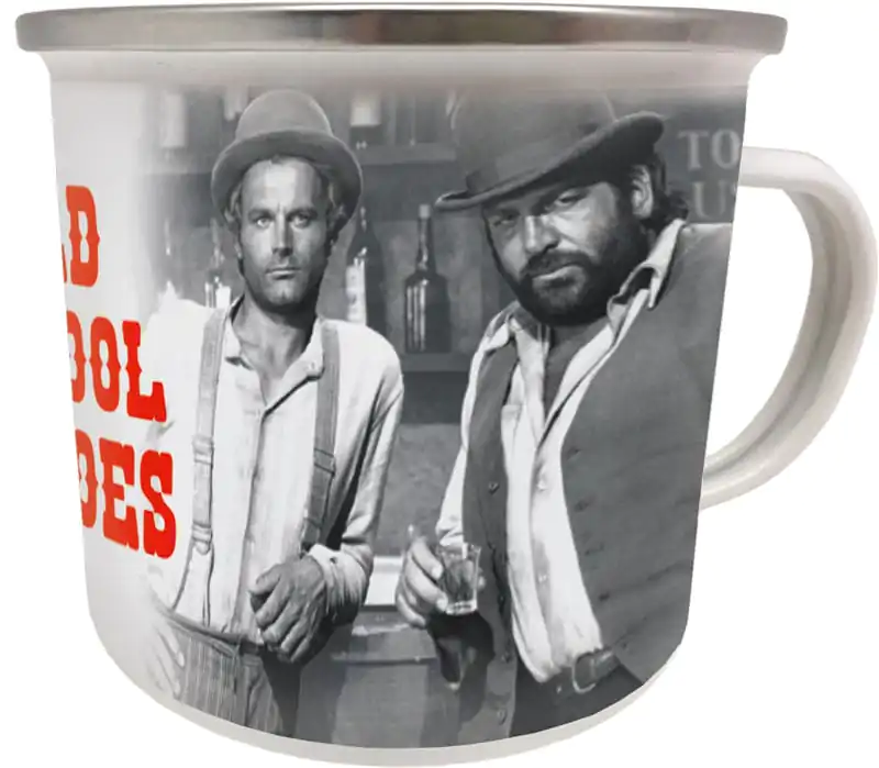 Emalovaný hrnček Old School Heroes Bud Spencer & Terence Hill termékfotó