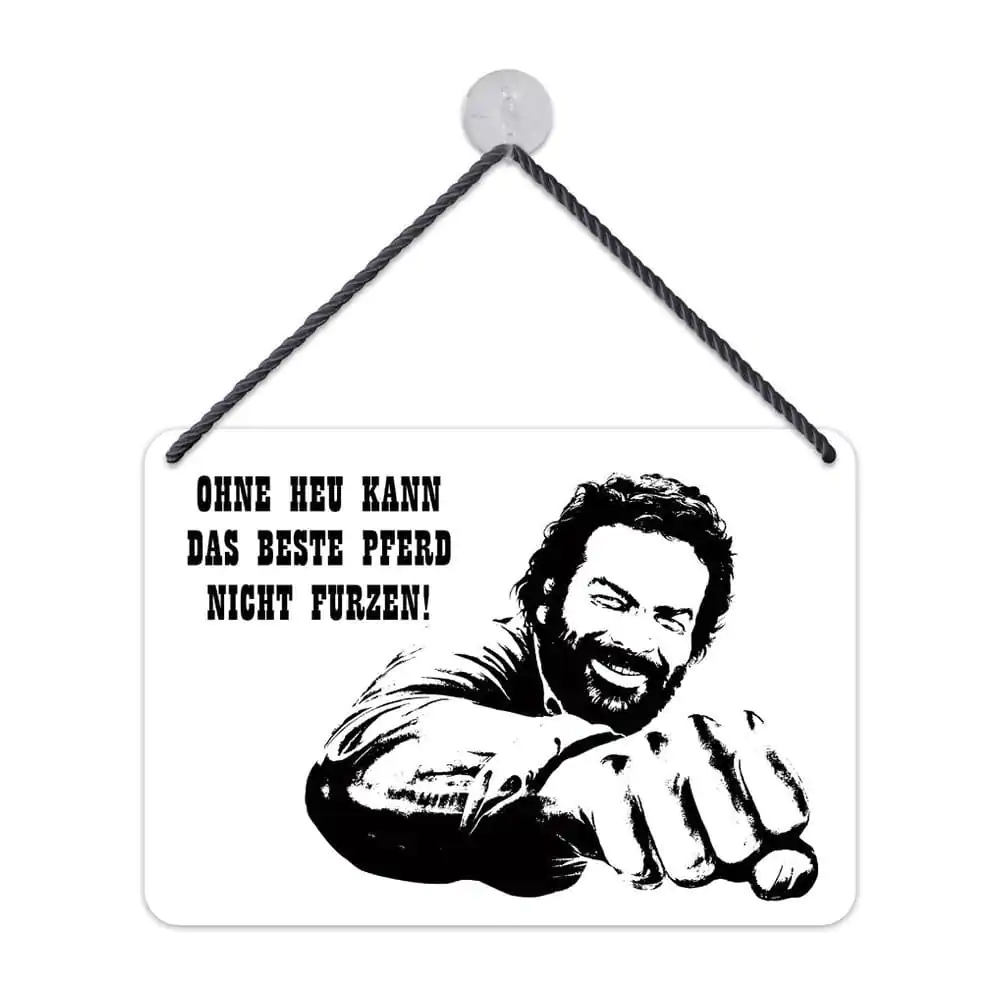 Bud Spencer Plechová ceduľa Beste Pferd 16,5 x 11,5 cm produktová fotografia