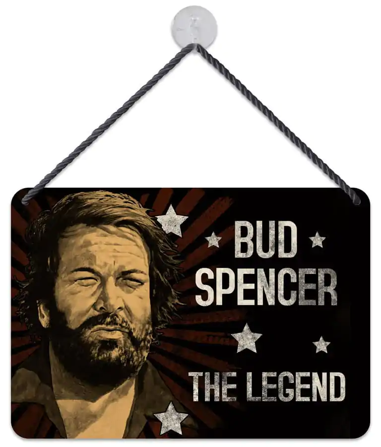 Bud Spencer plechová tabuľa The Legend 16,5 x 11,5 cm produktová fotografia