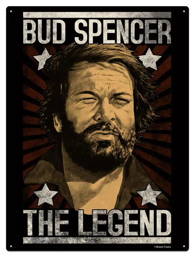 Plechová dekorácia Bud Spencer - The Legend 20 x 30 cm termékfotó