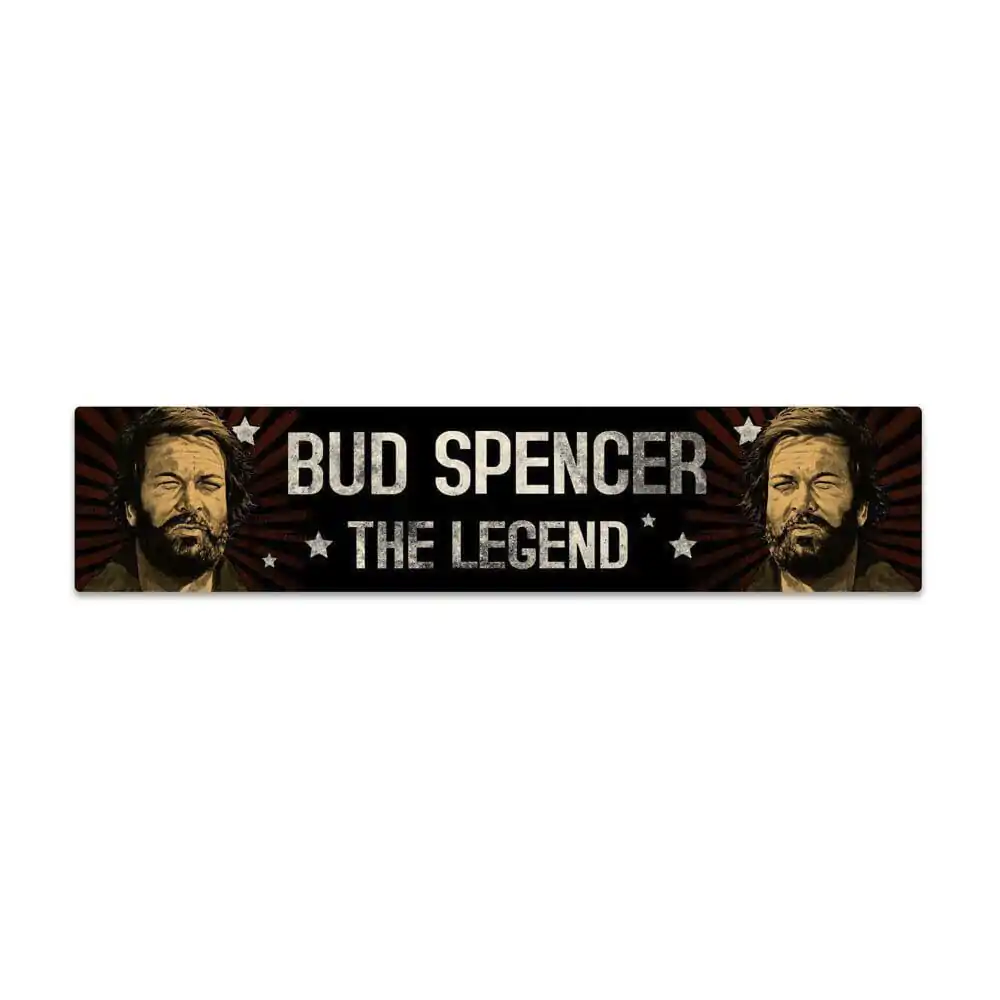 Plechová ceduľa Bud Spencer s magnetom The Legend 16 x 3,5 cm produktová fotografia