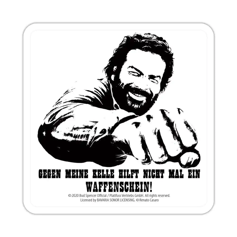 Bud Spencer Plechové podložky Kelle 10 x 10 cm produktová fotografia