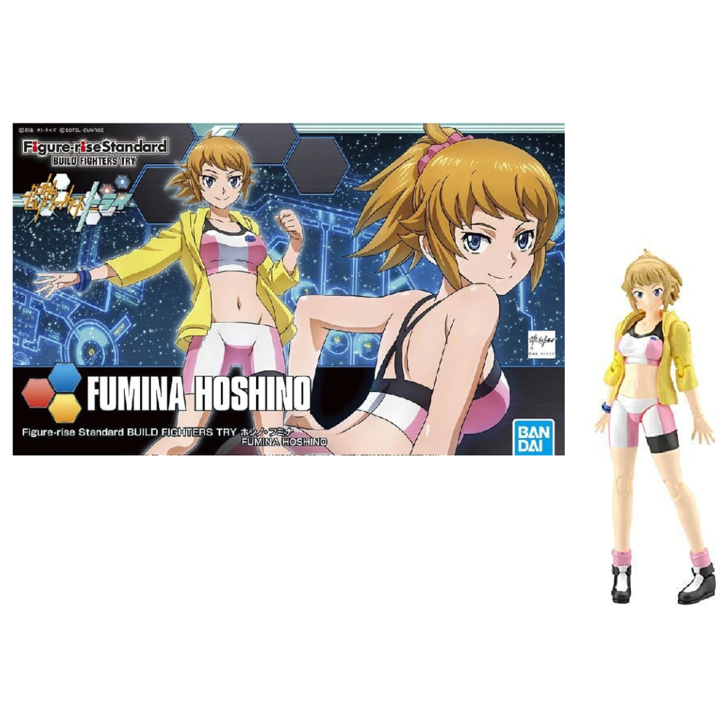 BUILD FIGHTERS Figure-rise Fumina Hoshino Model súprava produktová fotografia