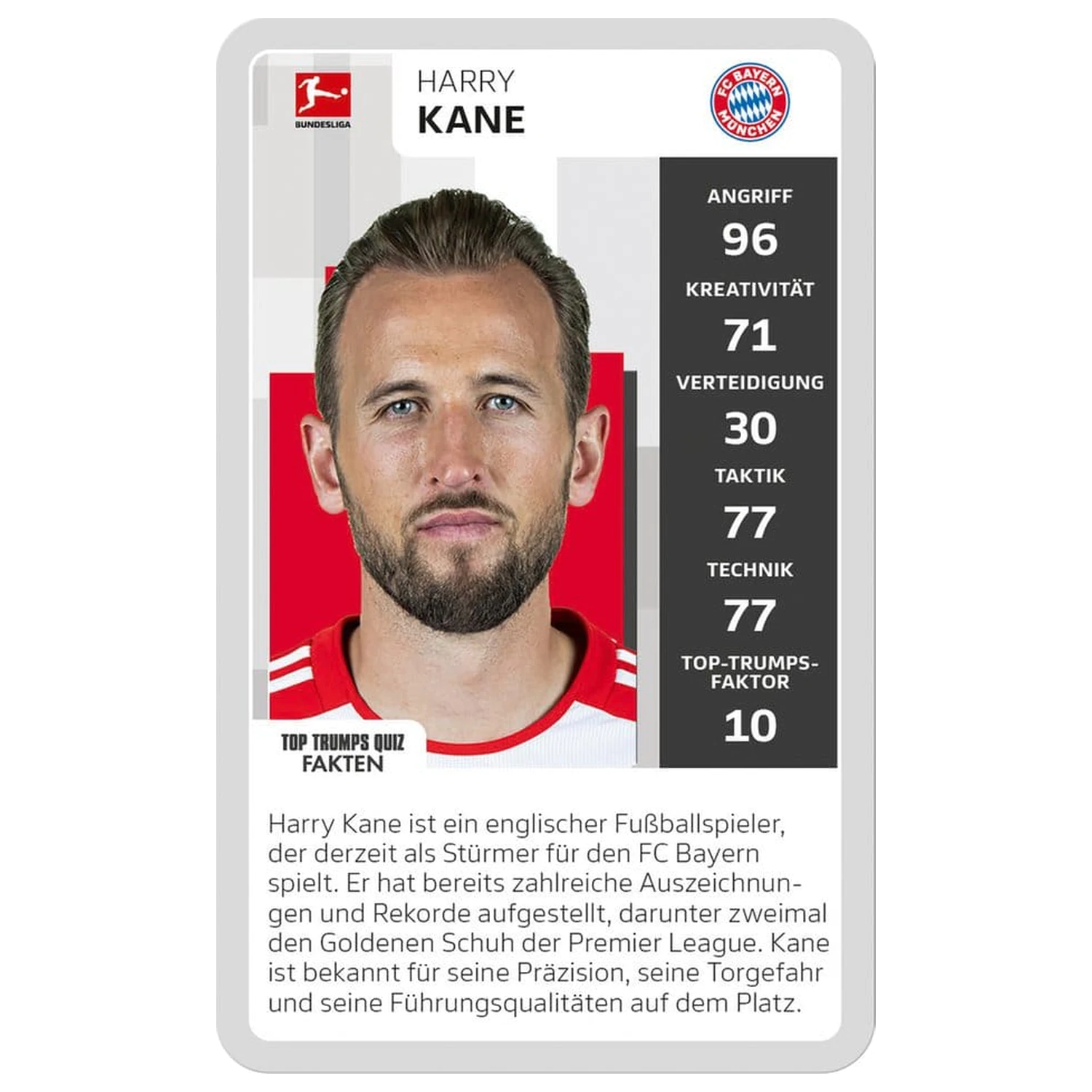 Bundesliga 2 Edition Kartová hra Top Trumps Zberateľské predmety *nemecká verzia* produktová fotografia