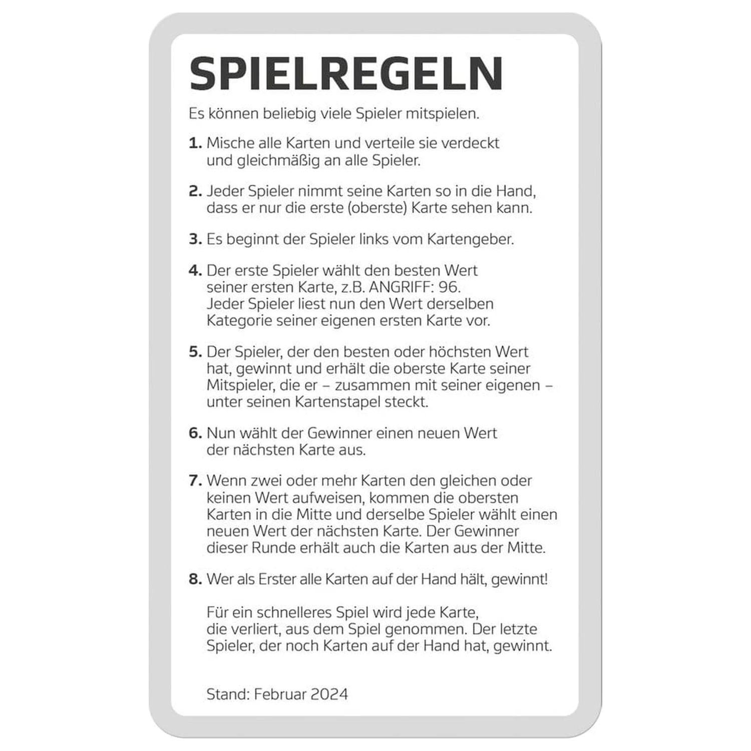 Bundesliga 2 Edition Kartová hra Top Trumps Zberateľské predmety *nemecká verzia* produktová fotografia