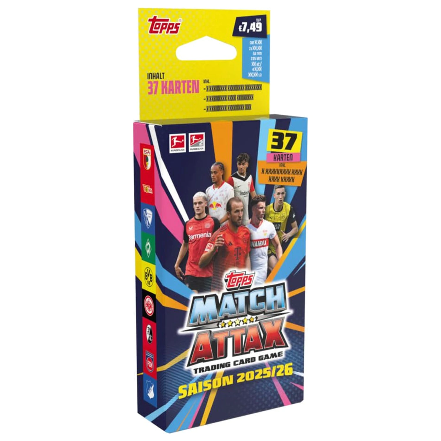 Bundesliga Match Attax zberateľské karty 2025/26 Eco balenie produktová fotografia