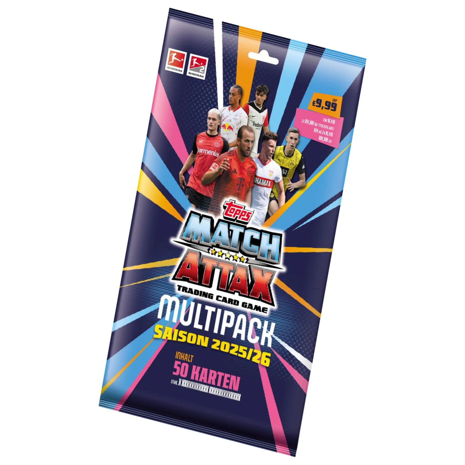 Bundesliga Match Attax zberateľské karty 2025/26 Mega Multipack produktová fotografia