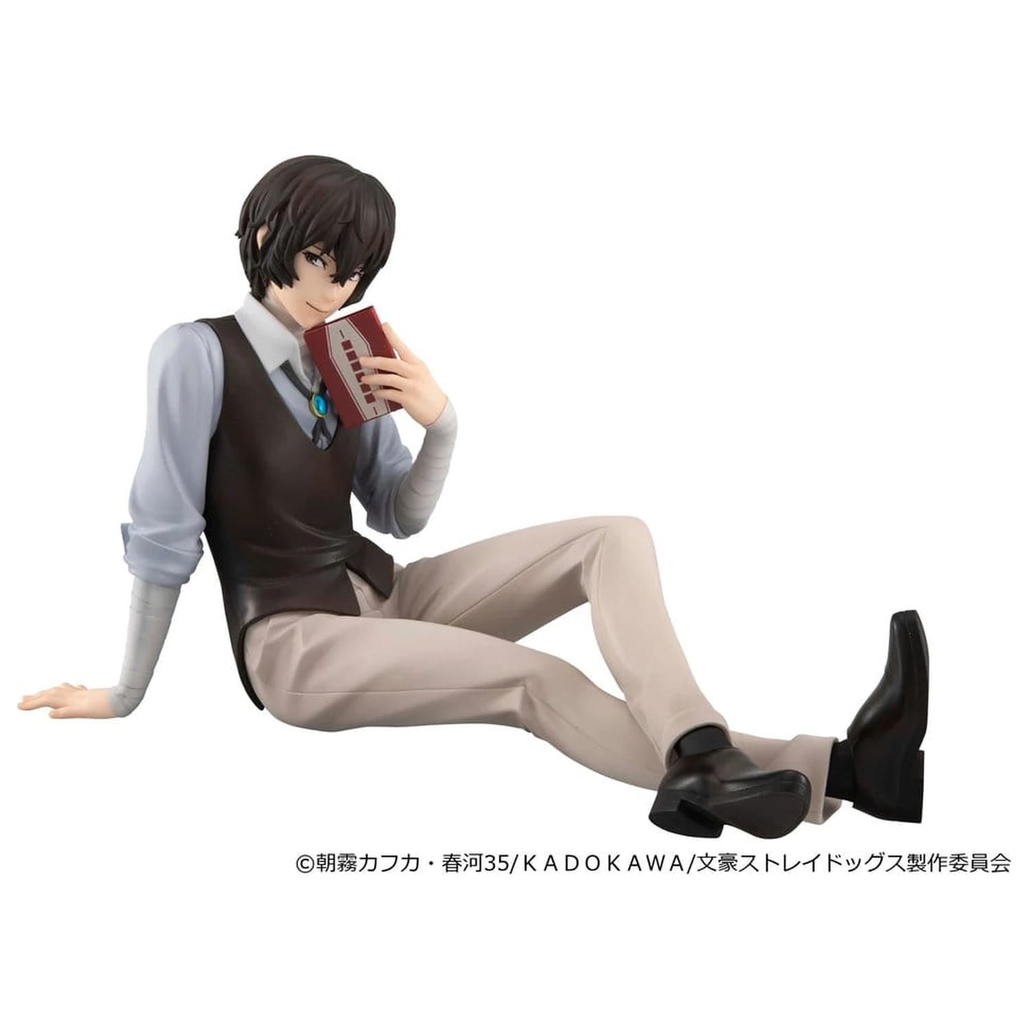Bungo Stray Dogs G.E.M. Series PVC figúrka Dazai san Palm Size produktová fotografia