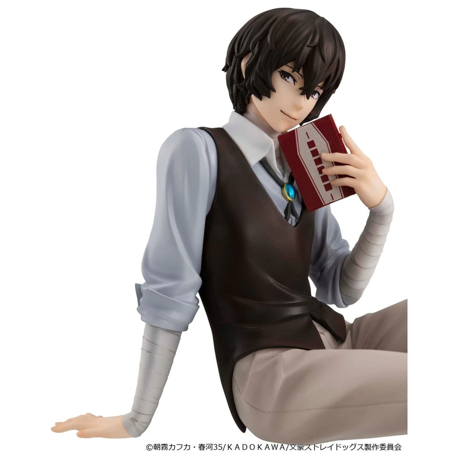 Bungo Stray Dogs G.E.M. Series PVC figúrka Dazai san Palm Size produktová fotografia