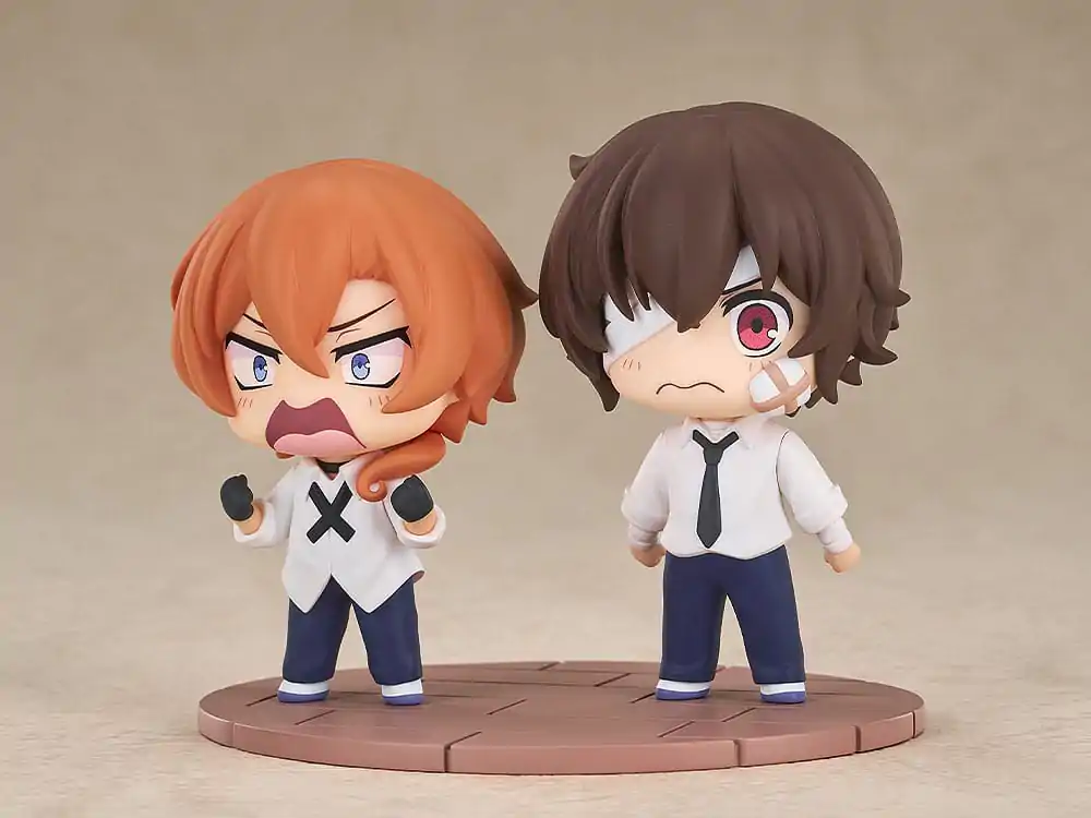 Bungo Stray Dogs Wan! Chibi figúrky Osamu Dazai & Chuya Nakahara: Verzia z 14 rokov 8 cm termékfotó