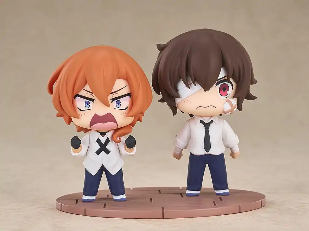 Bungo Stray Dogs Wan! Chibi figúrky Osamu Dazai & Chuya Nakahara: Verzia z 14 rokov 8 cm termékfotó