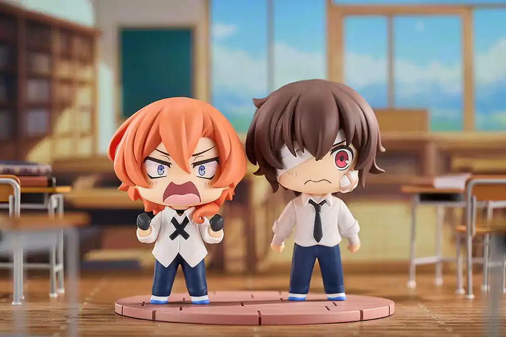 Bungo Stray Dogs Wan! Chibi figúrky Osamu Dazai & Chuya Nakahara: Verzia z 14 rokov 8 cm termékfotó