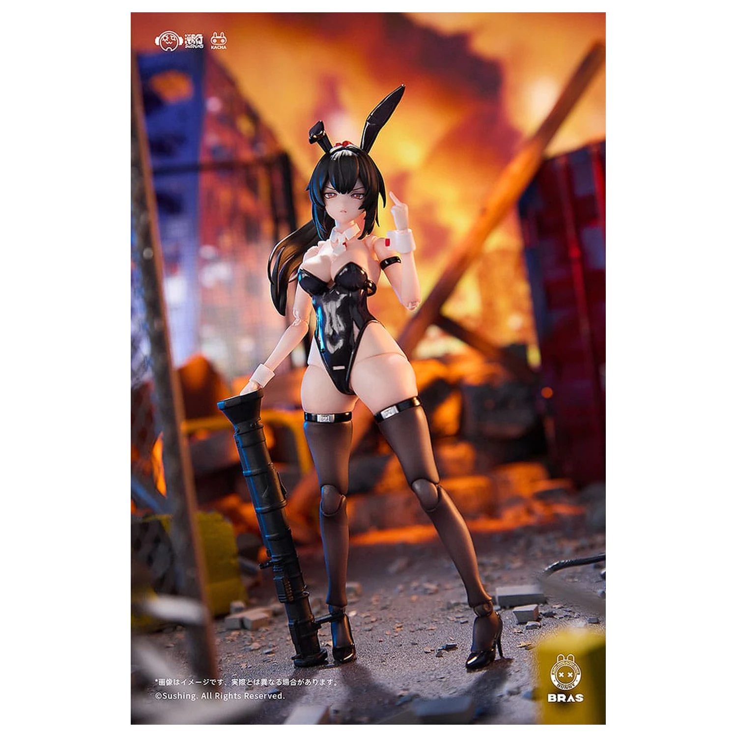 Figúrka Bunny Rapid Action Squad Attacker Runa 16 cm, 1/12 produktová fotografia