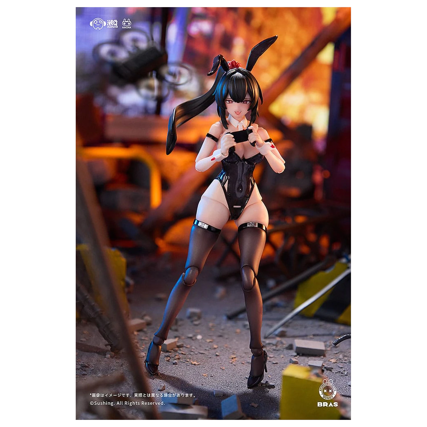 Figúrka Bunny Rapid Action Squad Attacker Runa 16 cm, 1/12 produktová fotografia