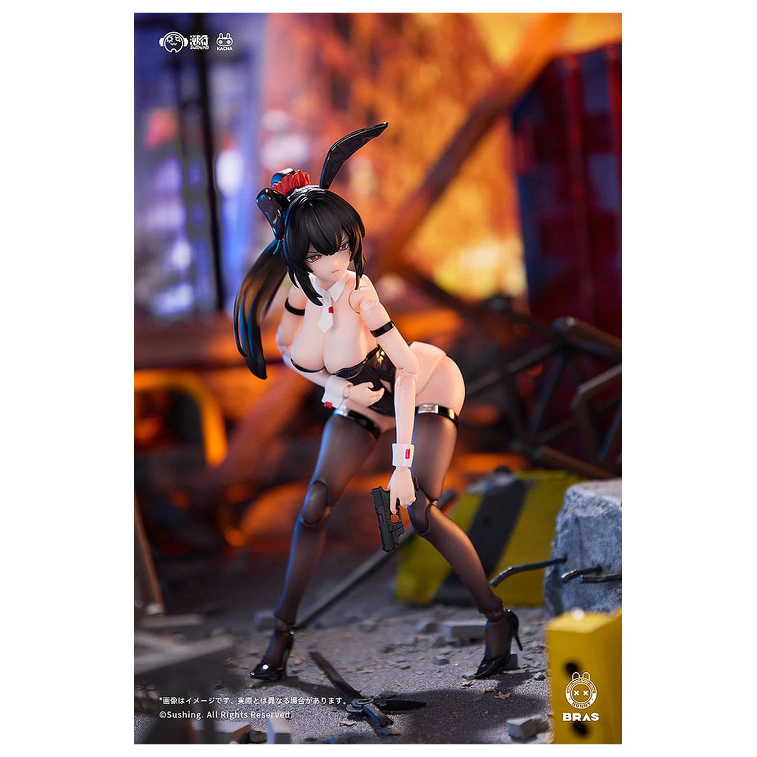 Figúrka Bunny Rapid Action Squad Attacker Runa 16 cm, 1/12 produktová fotografia