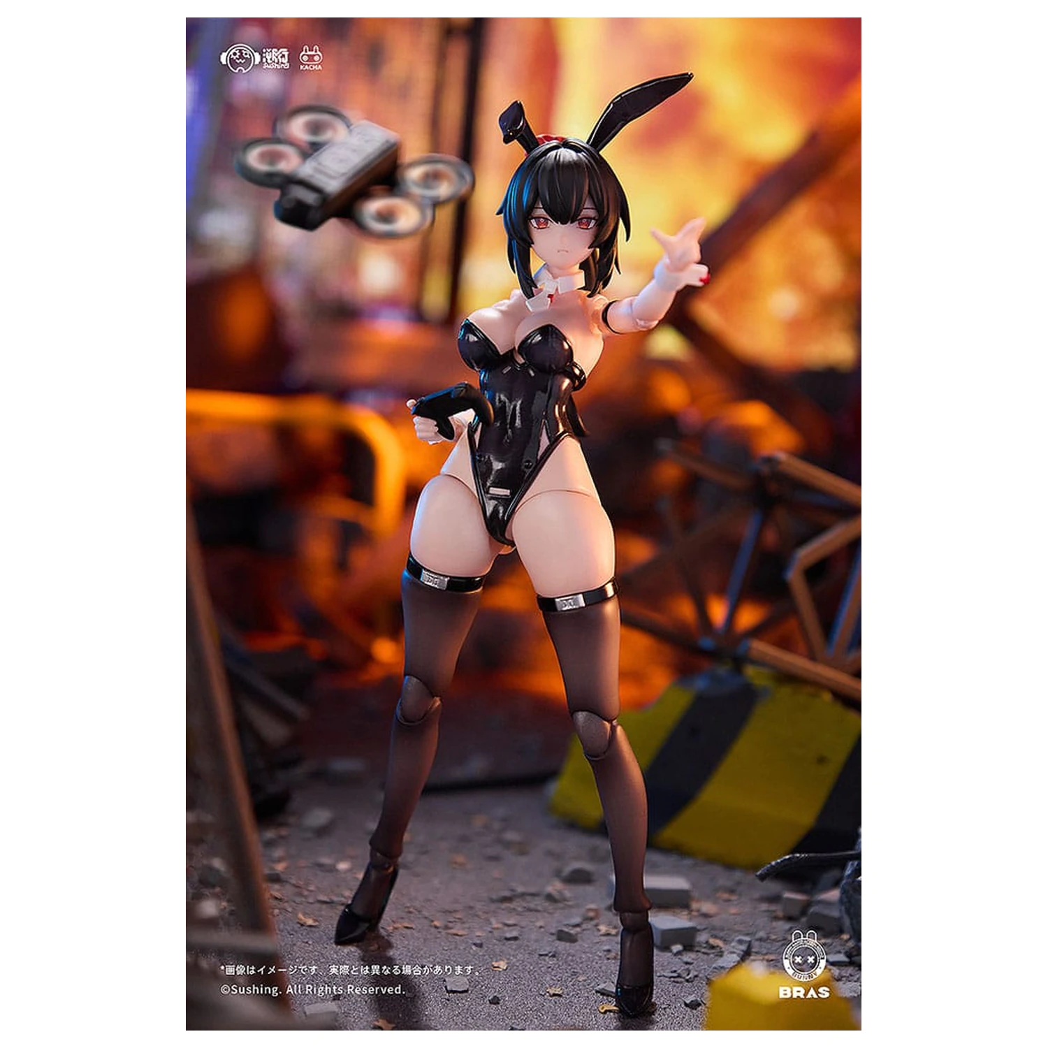 Figúrka Bunny Rapid Action Squad Attacker Runa 16 cm, 1/12 produktová fotografia