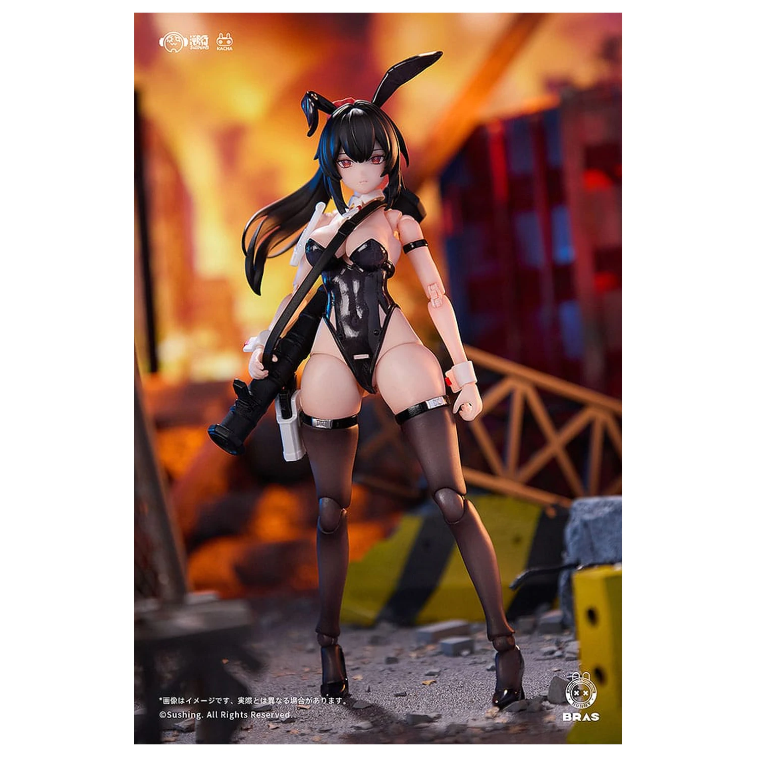 Figúrka Bunny Rapid Action Squad Attacker Runa 16 cm, 1/12 produktová fotografia