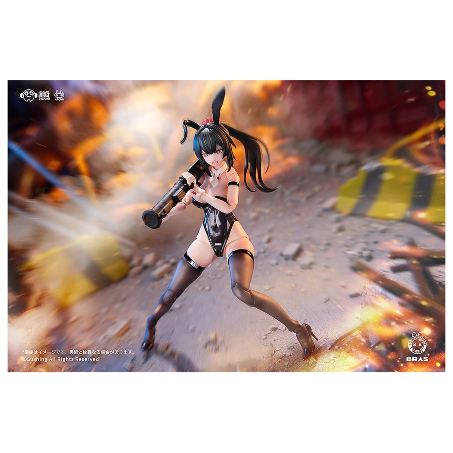 Figúrka Bunny Rapid Action Squad Attacker Runa 16 cm, 1/12 produktová fotografia