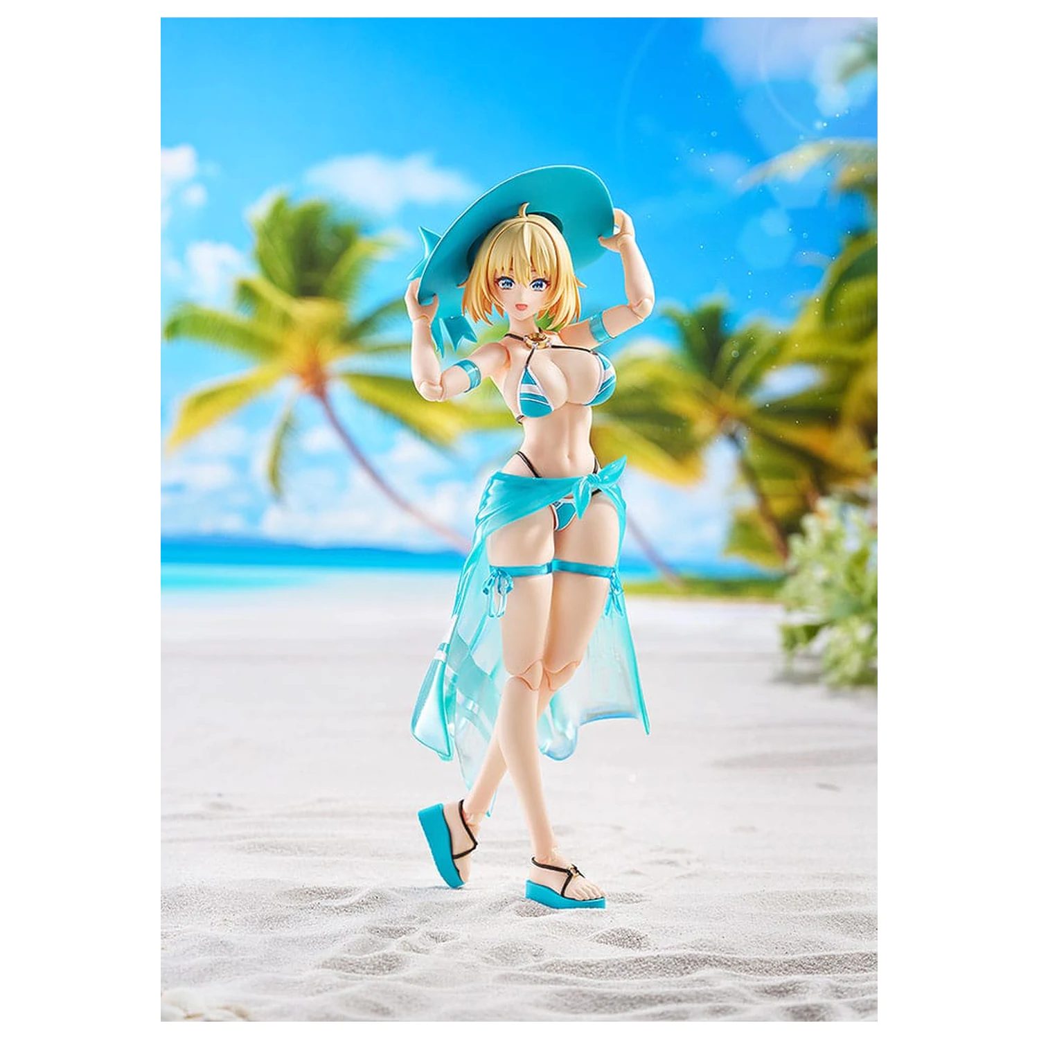 Bunny Suit Planning Figma akčná figúrka Sophia F. Shirring: Swimsuit Ver. 15 cm produktová fotografia