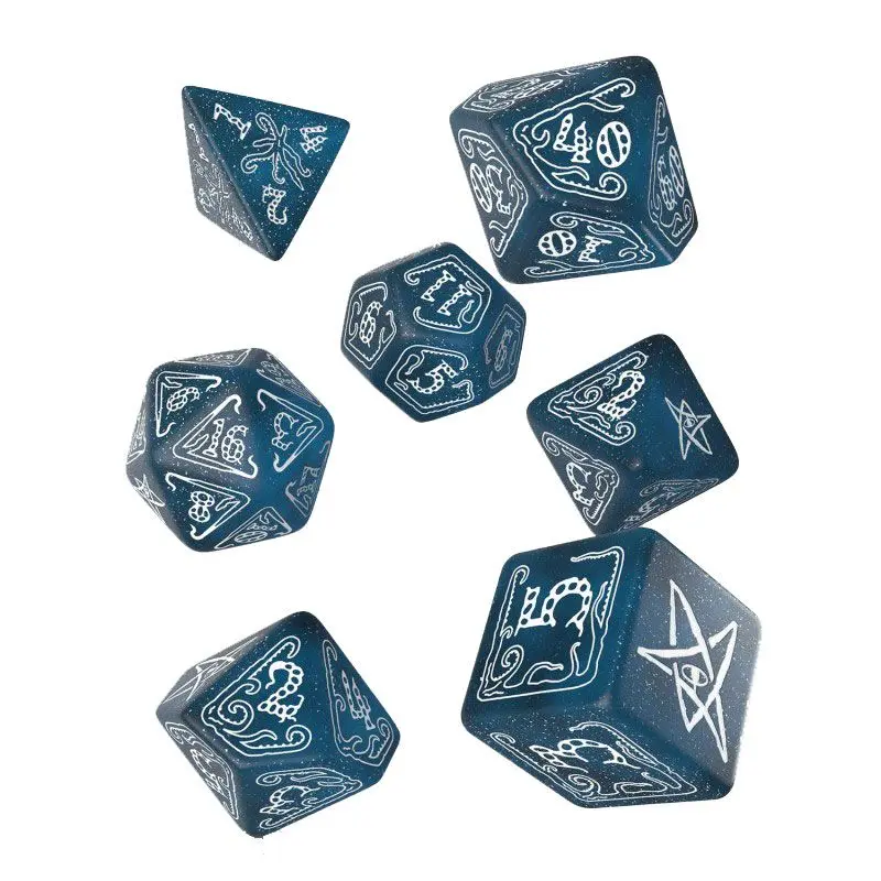 Call of Cthulhu Dice Set Abyssal & White (7 ks) termékfotó