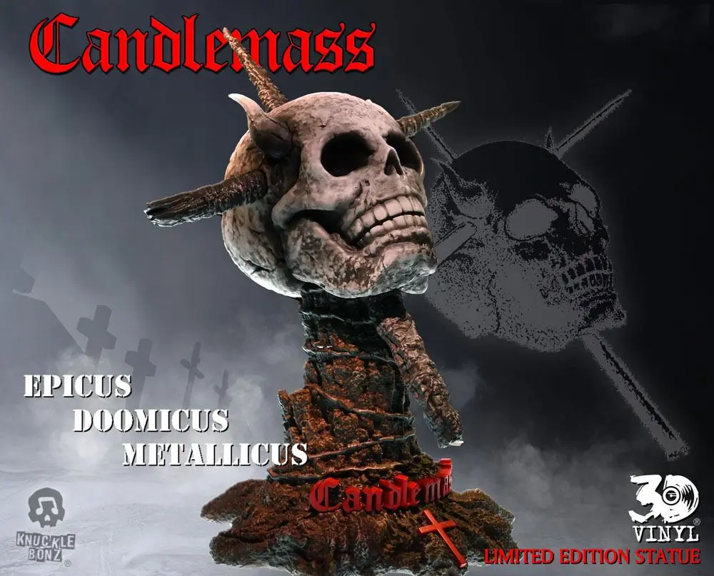 Candlemass 3D vinylová socha Epicus Doomicus Metallicus 25 x 25 cm produktová fotografia