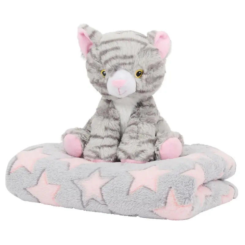 Candy Cat Mäkká deka + plyšová figúrka 22 cm termékfotó