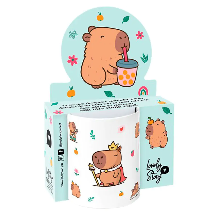 Capibara Majesty hrnček 330ml produktová fotografia