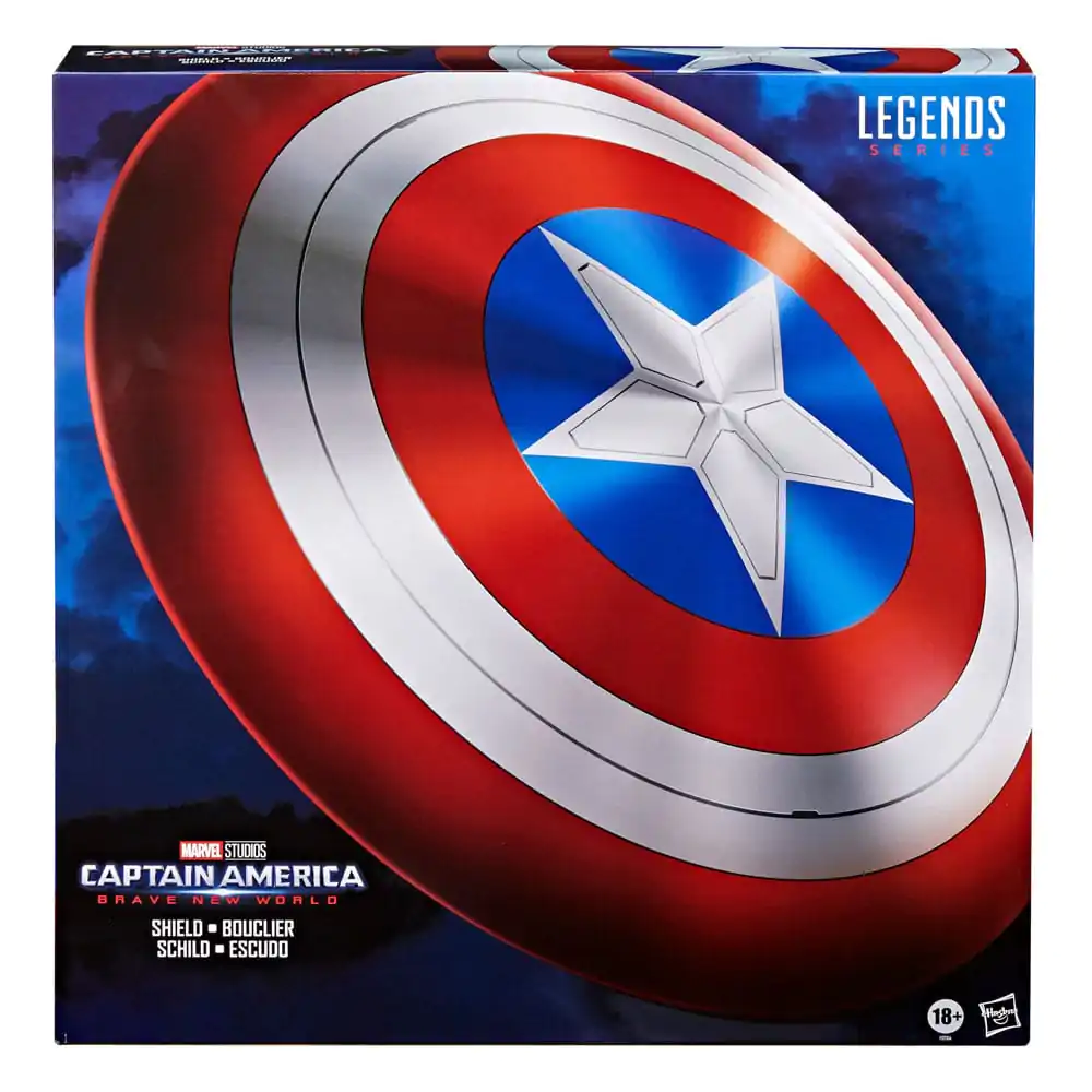 Captain America: Brave New World Marvel Legends Prémiový Shield na hranie rolí 60 cm produktová fotografia