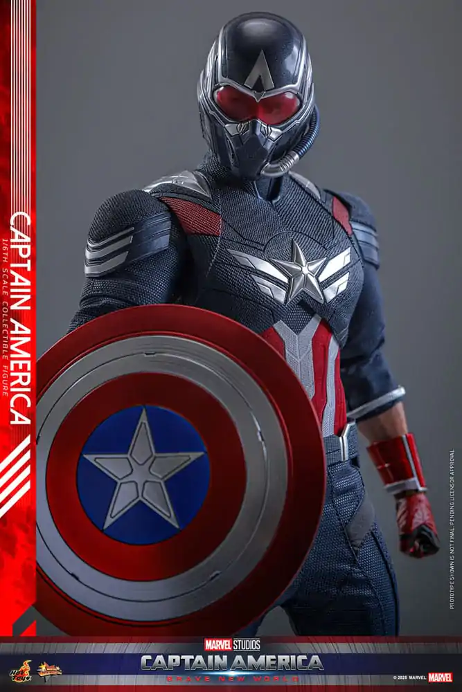 Captain America: Brave New World Movie Masterpiece Akčná figúrka 1/6 Captain America 30 cm produktová fotografia