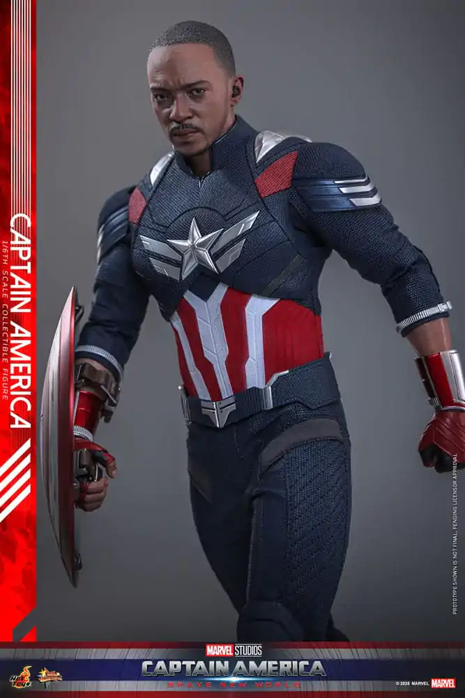 Captain America: Brave New World Movie Masterpiece Akčná figúrka 1/6 Captain America 30 cm produktová fotografia